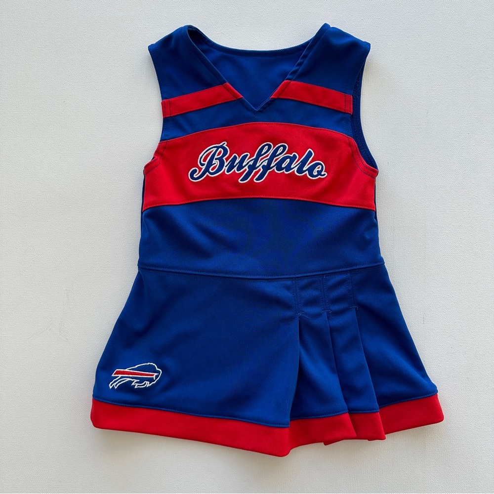 Buffalo Bills Toddler Cheerleader Dress Outfit 2T Football Cheer
